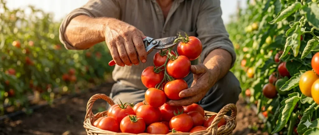 How can slicing tomatoes be cut properly to ensure safe export and sale?